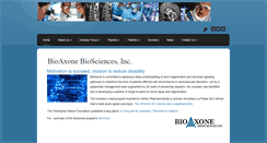 Desktop Screenshot of bioaxonebio.com